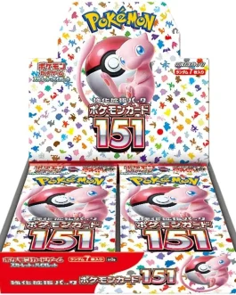 Pokemon 151 Japanese Booster Box: Scarlet & Violet Enhanced Expansion Pack