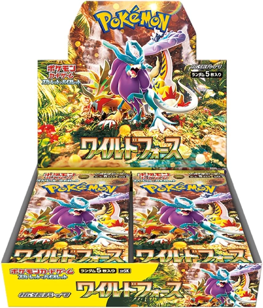 Pokémon Card Game Scarlet & Violet Expansion Pack – Wild Force Box