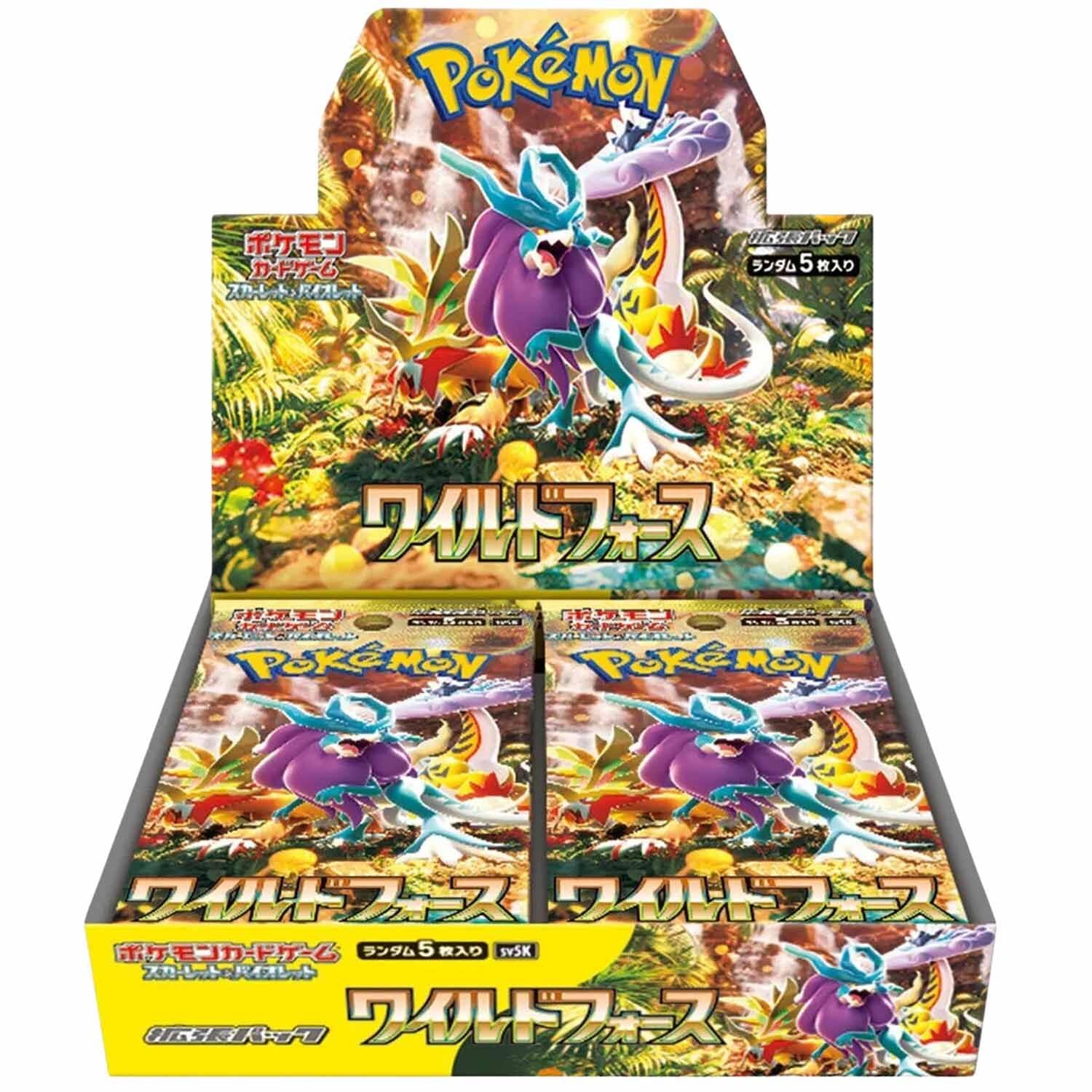 Wild Force booster box Japanese SV5K – Pokemon Card
